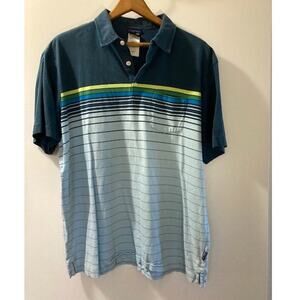 Men's Patagonia Striped Collared Shirt - Size Large